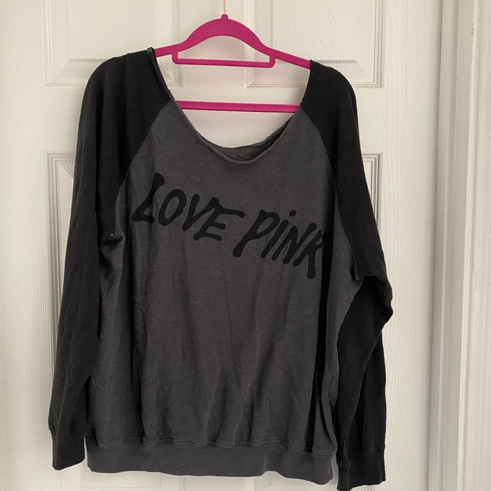Victoria’s Secret Pink Slouchy Long sleeve tee